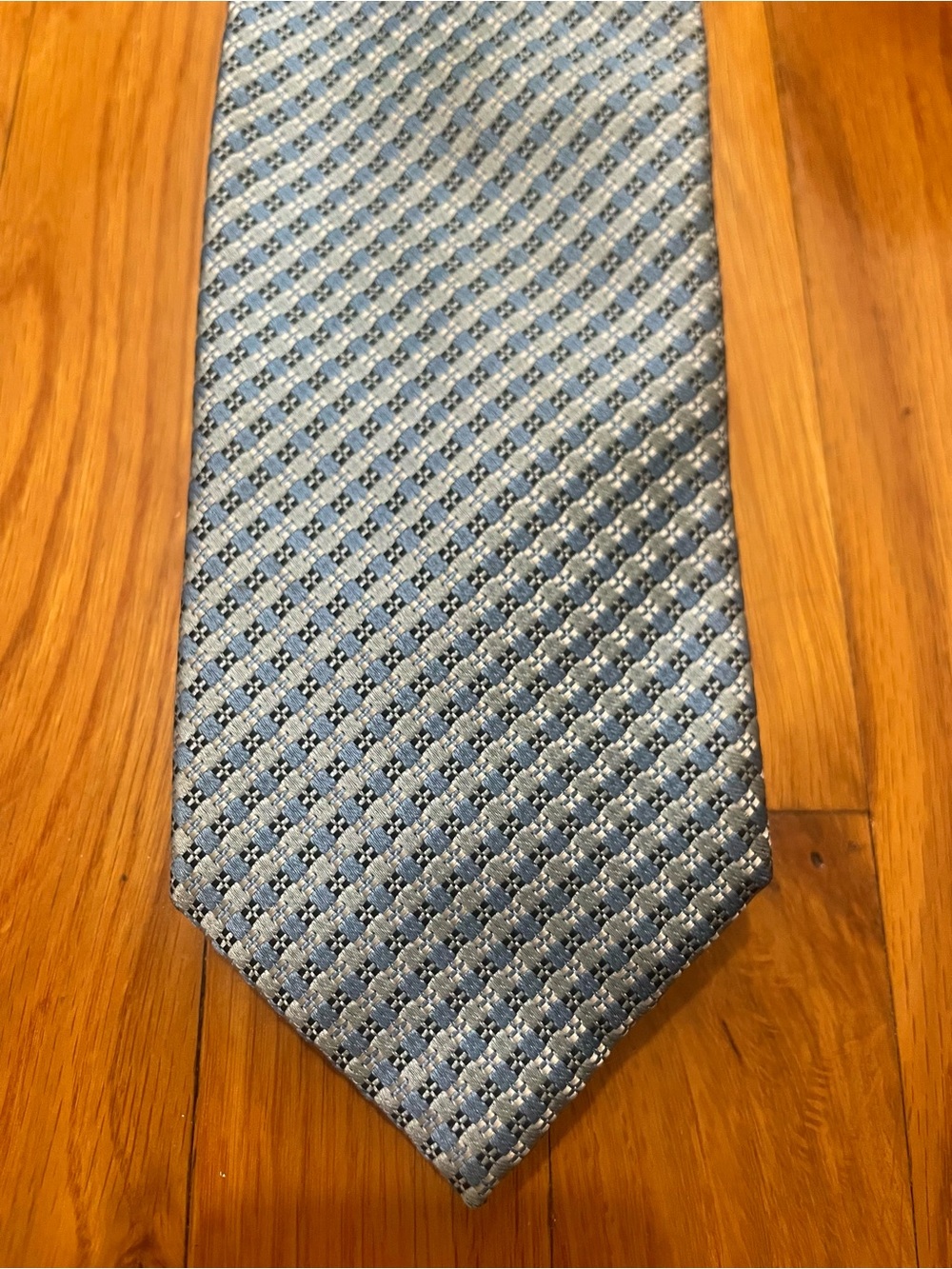 $395 Ermenegildo Zegna Embroidered 100% Italian Silk Floral Tie Office Luxury